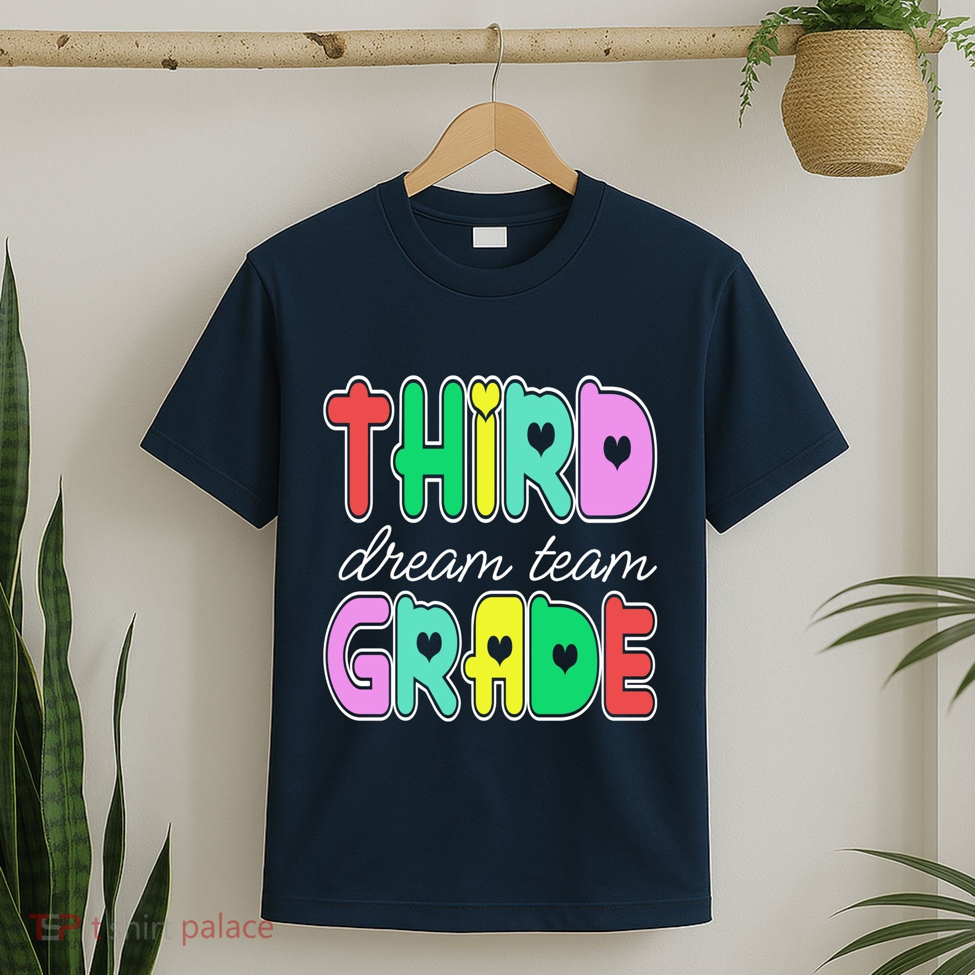 Third Grade Dream Team Back To School T-Shirt