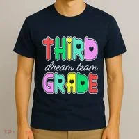 Third Grade Dream Team Back To School T-Shirt thumb 3