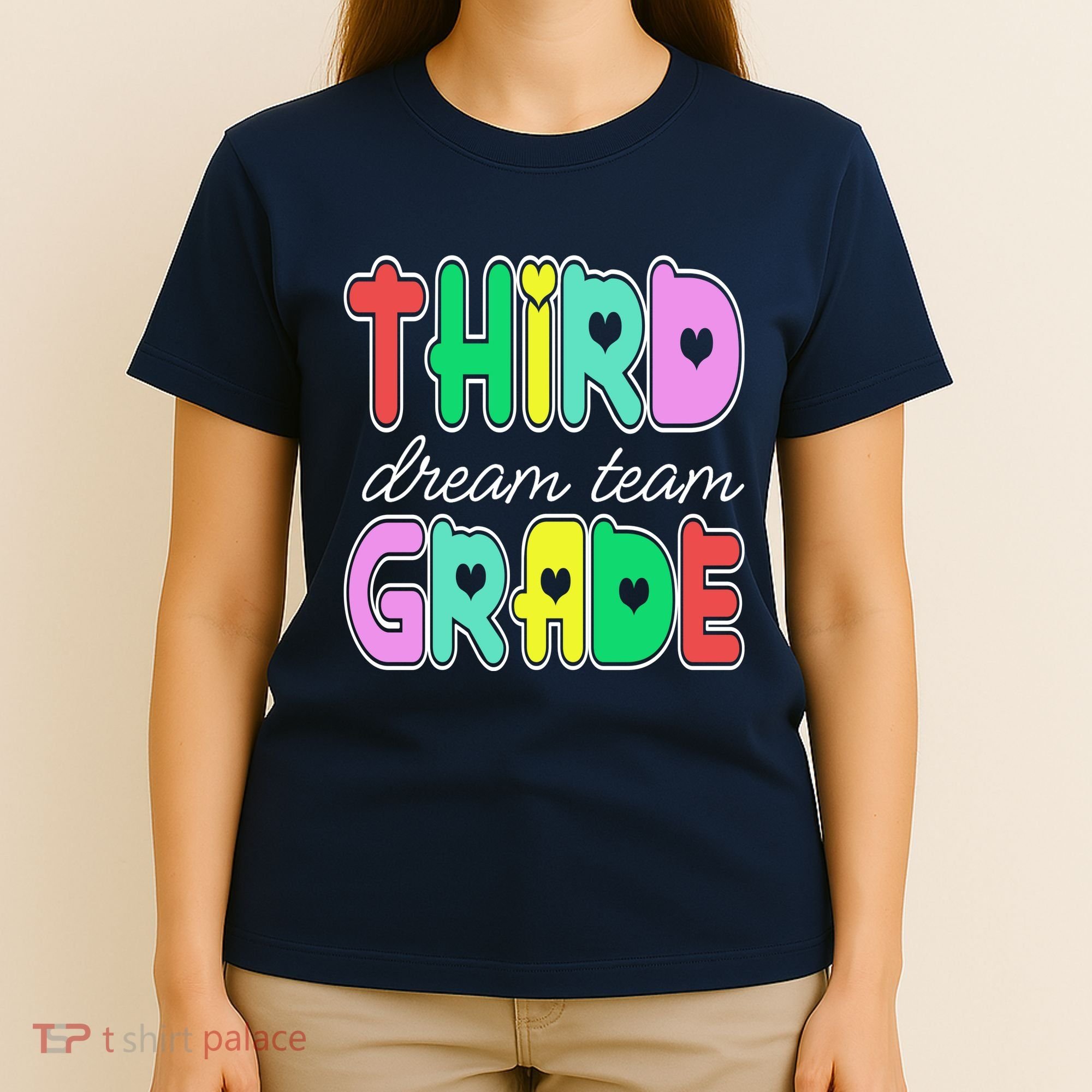 Third Grade Dream Team Back To School T-Shirt