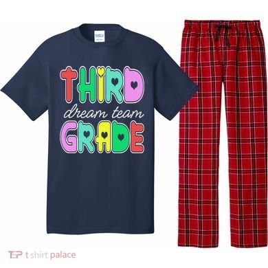 Third Grade Dream Team Back To School Pajama Set