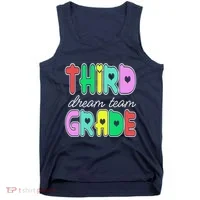 Third Grade Dream Team Back To School Tank Top thumb 0