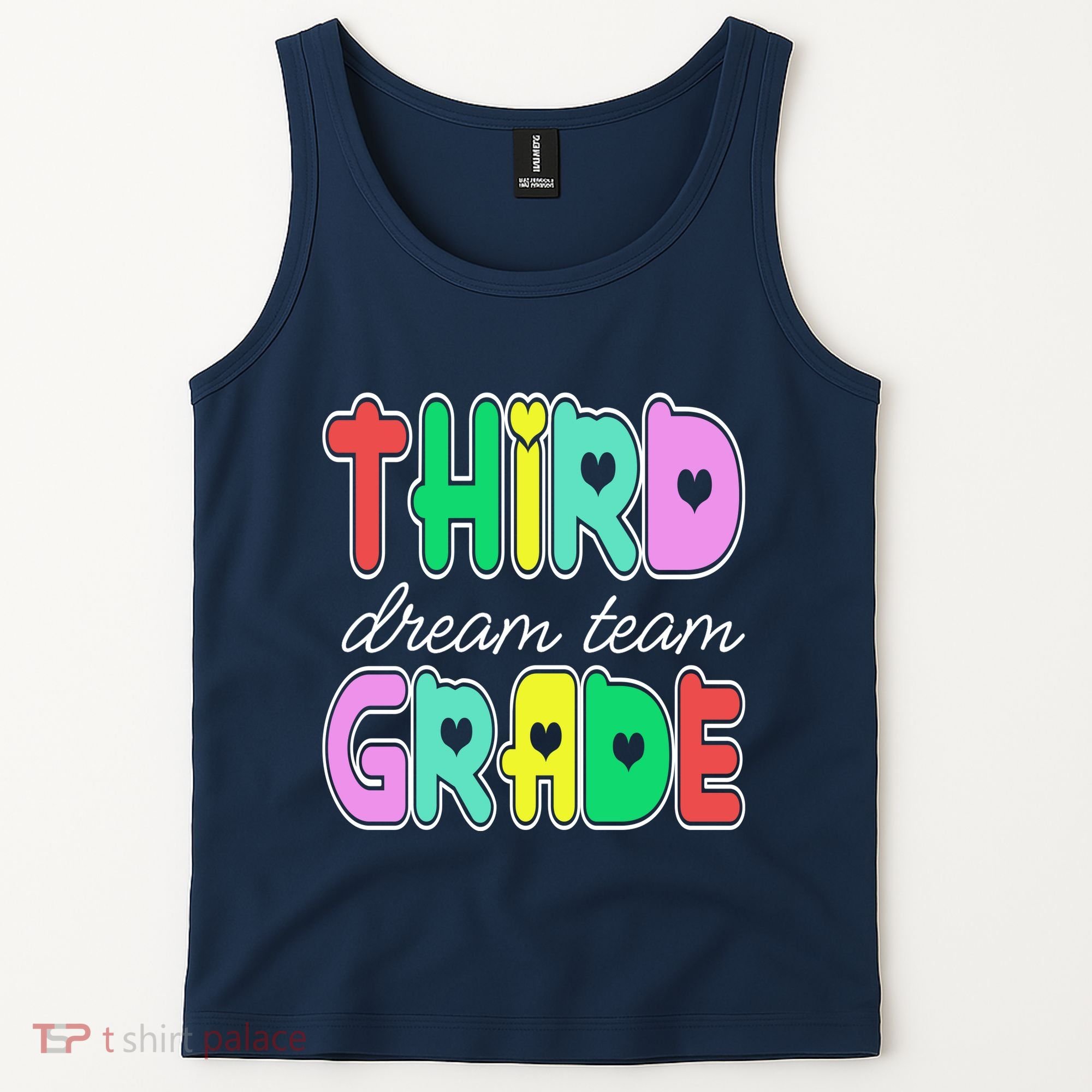Third Grade Dream Team Back To School Tank Top