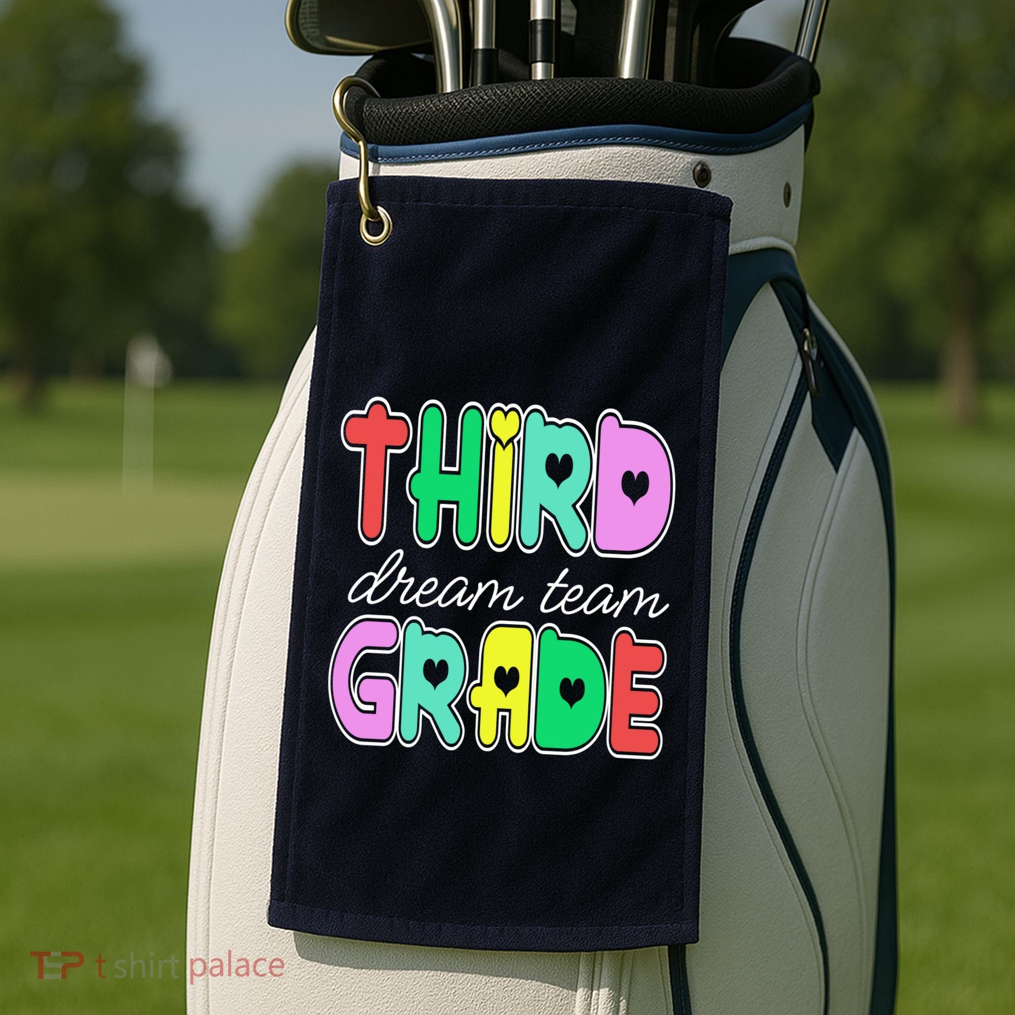 Third Grade Dream Team Back To School Golf Towel