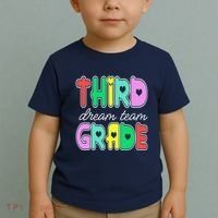 Third Grade Dream Team Back To School Toddler T-Shirt thumb 2