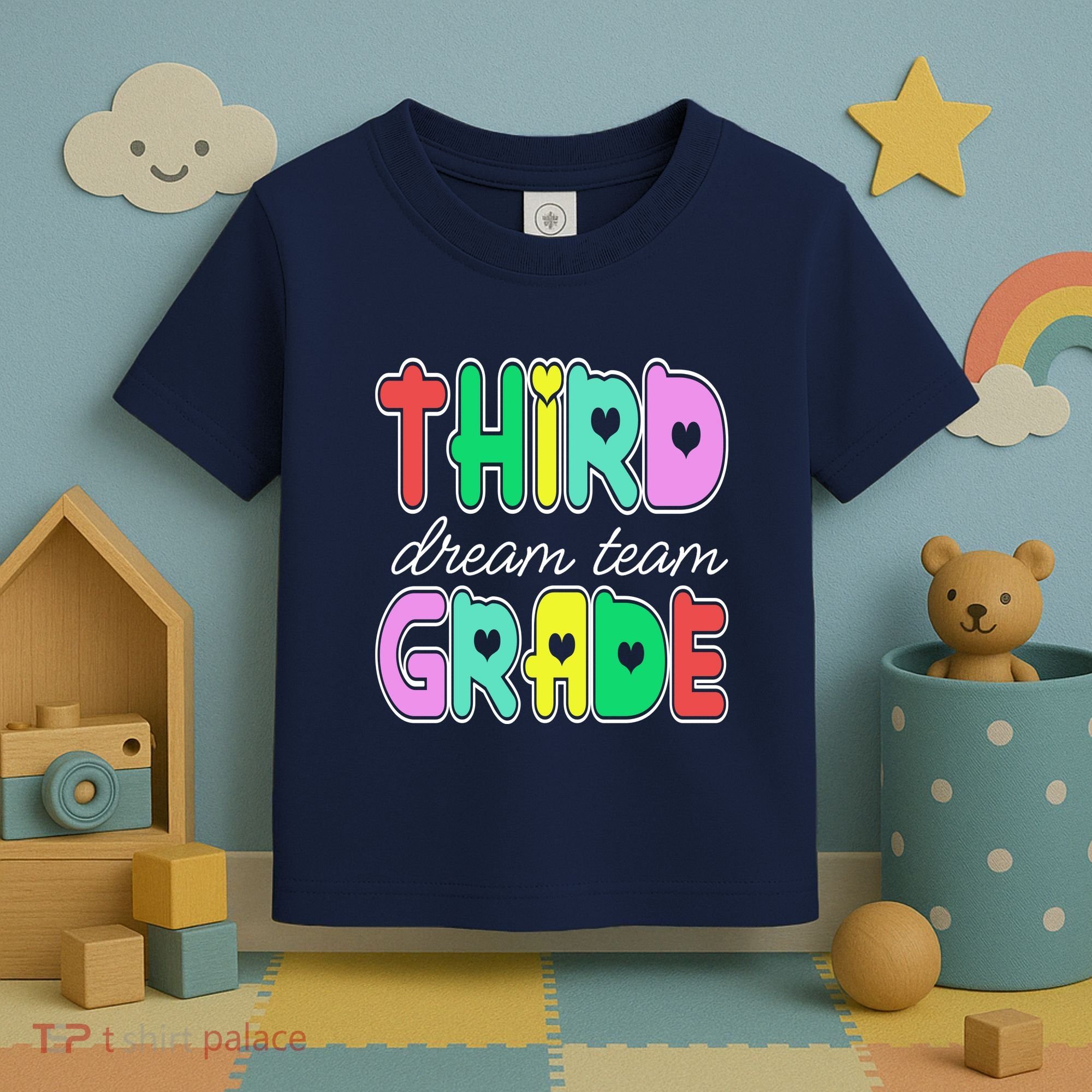Third Grade Dream Team Back To School Toddler T-Shirt
