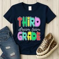 Third Grade Dream Team Back To School Women's T-Shirt thumb 3