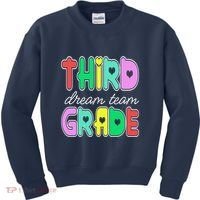 Third Grade Dream Team Back To School Kids Sweatshirt thumb 0