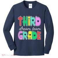 Third Grade Dream Team Back To School Kids Long Sleeve Shirt thumb 0