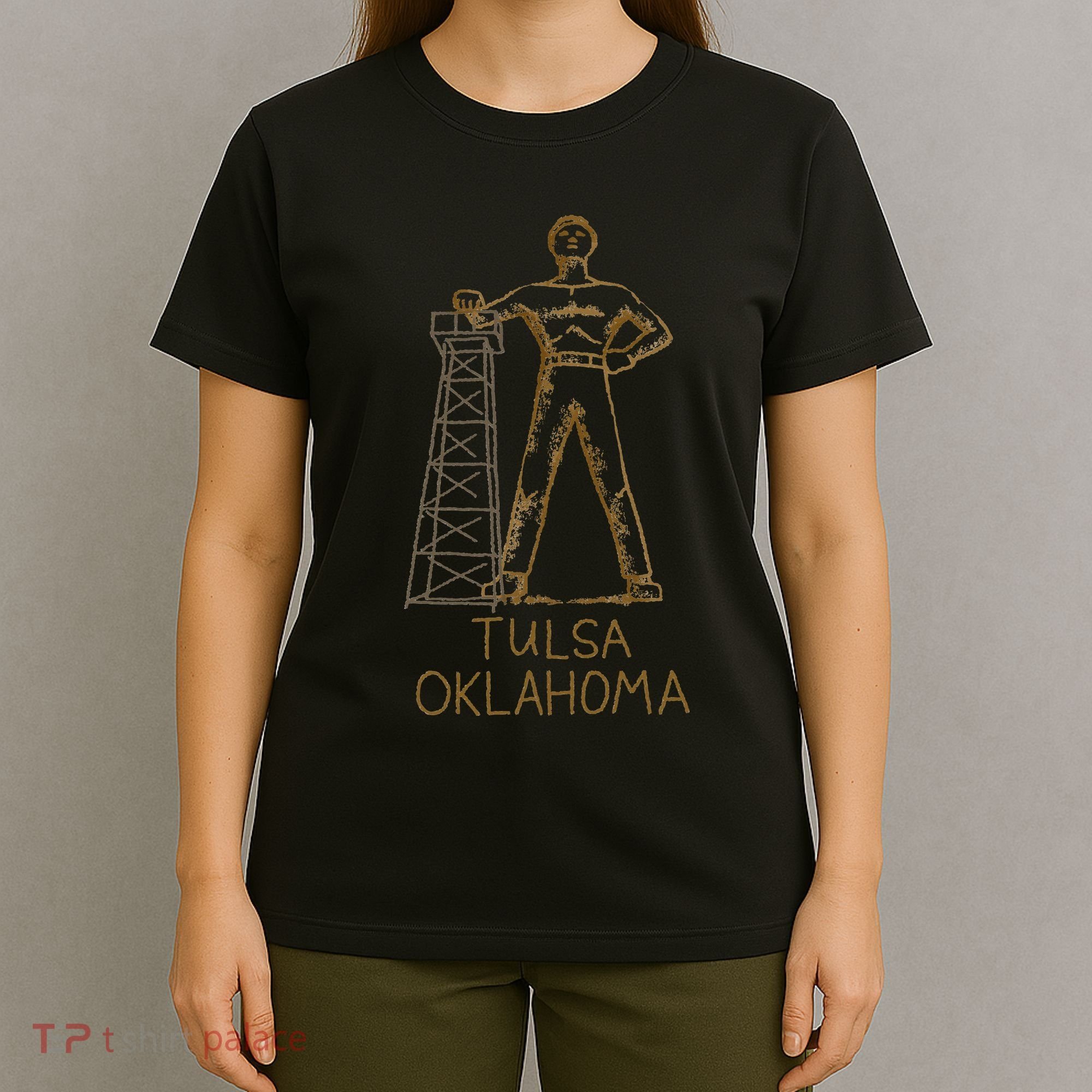 Tulsa Golden Driller Oklahoma T-Shirt
