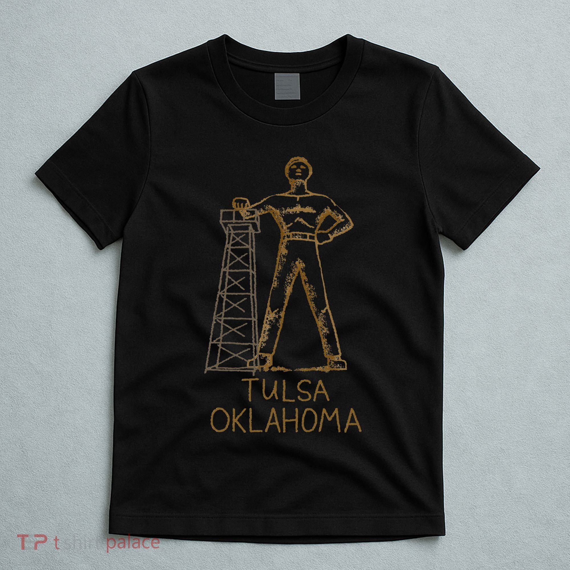 Tulsa Golden Driller Oklahoma T-Shirt
