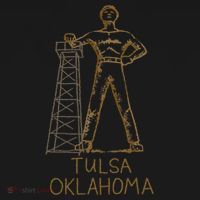 Tulsa Golden Driller Oklahoma Coaster thumb 2