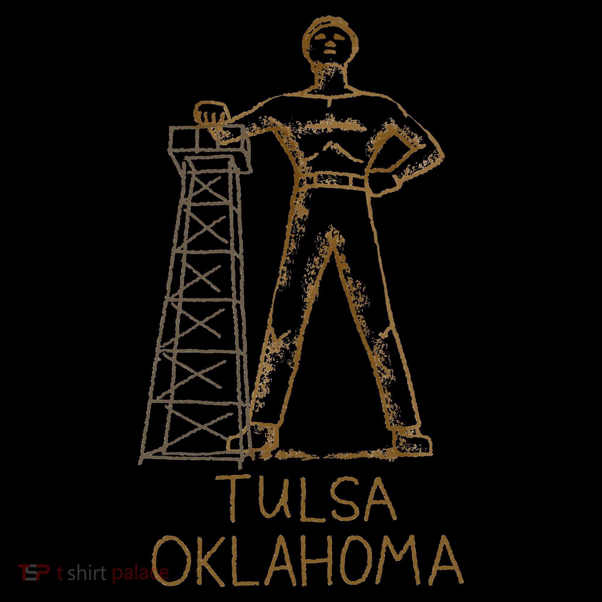 Tulsa Golden Driller Oklahoma Women's Hoodie