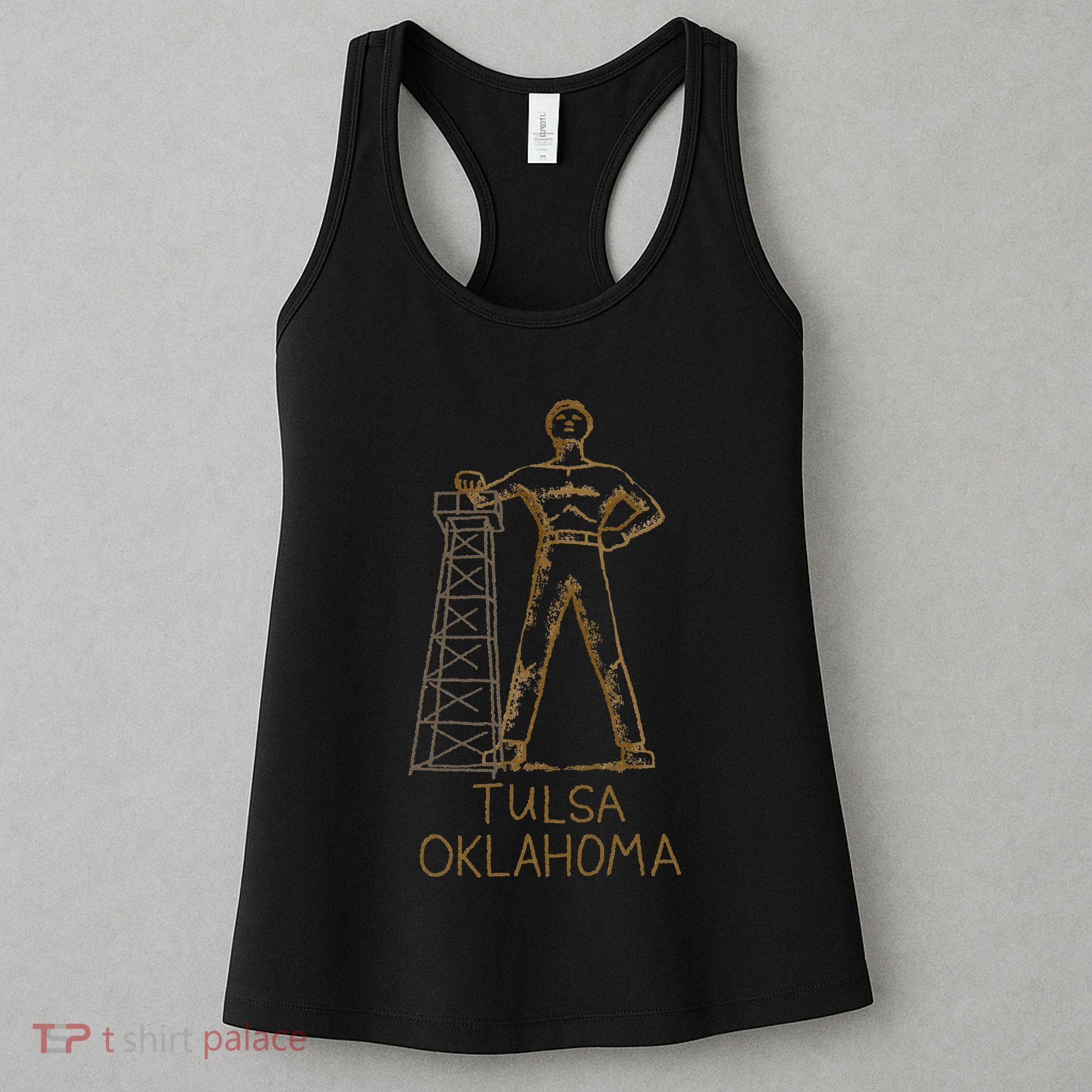 Tulsa Golden Driller Oklahoma Women's Tank Top