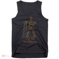 Tulsa Golden Driller Oklahoma Tank Top thumb 0