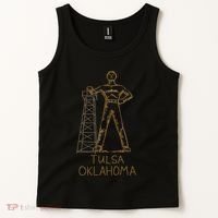 Tulsa Golden Driller Oklahoma Tank Top thumb 2