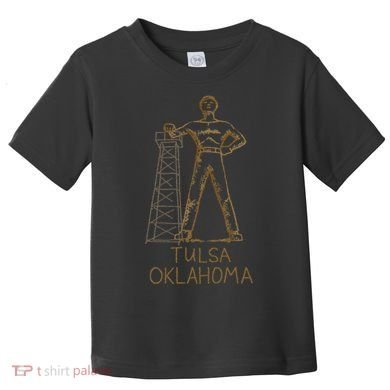 Tulsa Golden Driller Oklahoma Toddler T-Shirt