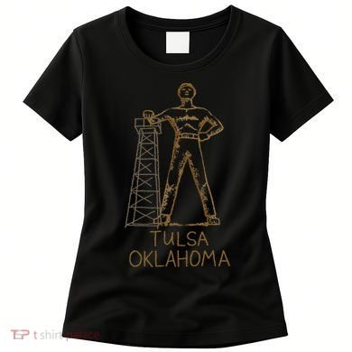 Tulsa Golden Driller Oklahoma Women's T-Shirt