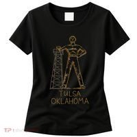 Tulsa Golden Driller Oklahoma Women's T-Shirt thumb 0