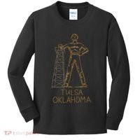Tulsa Golden Driller Oklahoma Kids Long Sleeve Shirt thumb 0