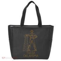 Tulsa Golden Driller Oklahoma Tote Bag thumb 0