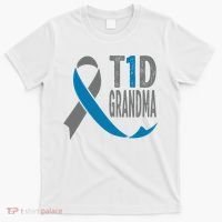 T1d Grandma Diabetic Gift For Grandparents Type 1 Diabetes Gift T-Shirt thumb 0