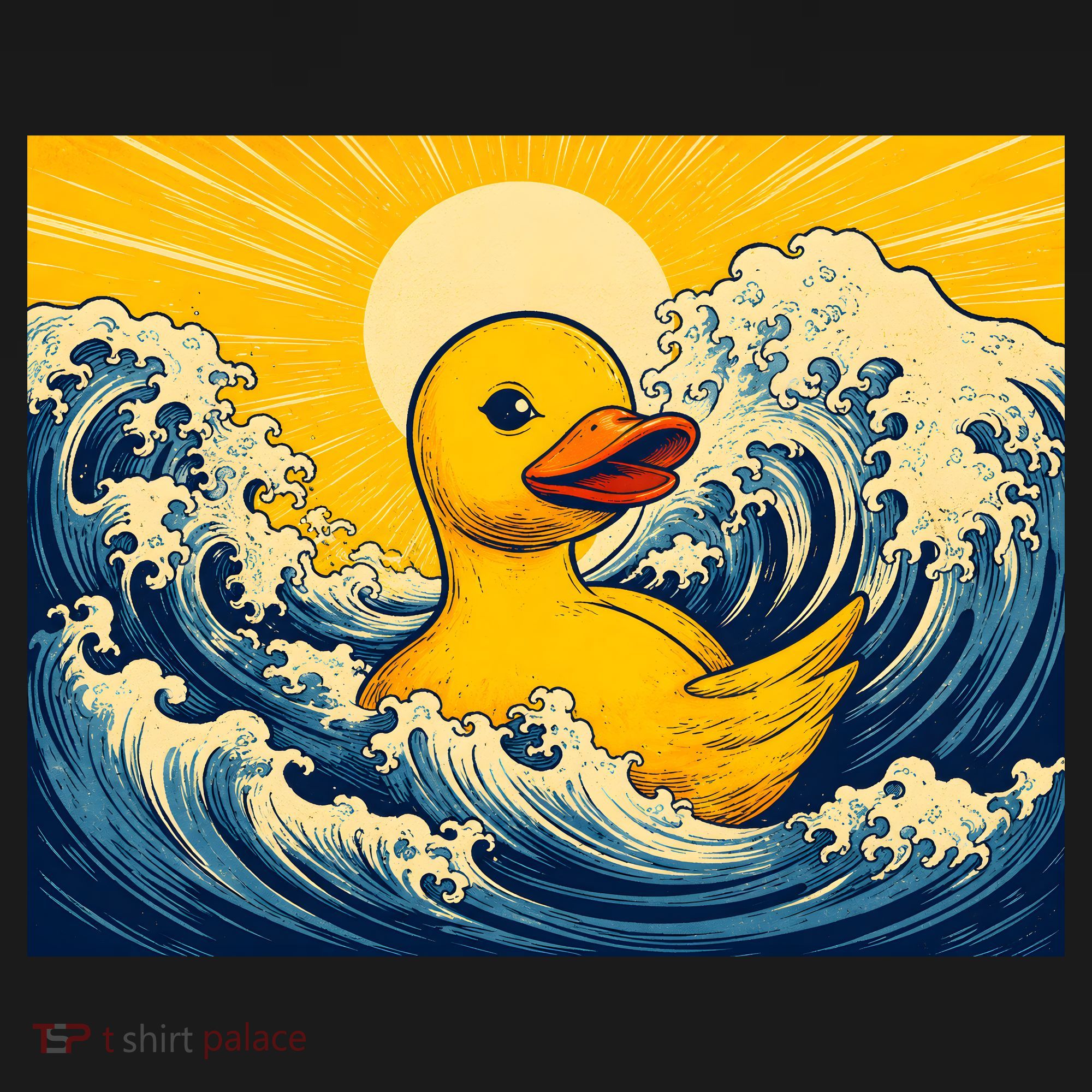 The Great Duck Off Kanagawa Backpack