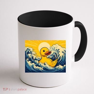 The Great Duck Off Kanagawa Coffee Mug back