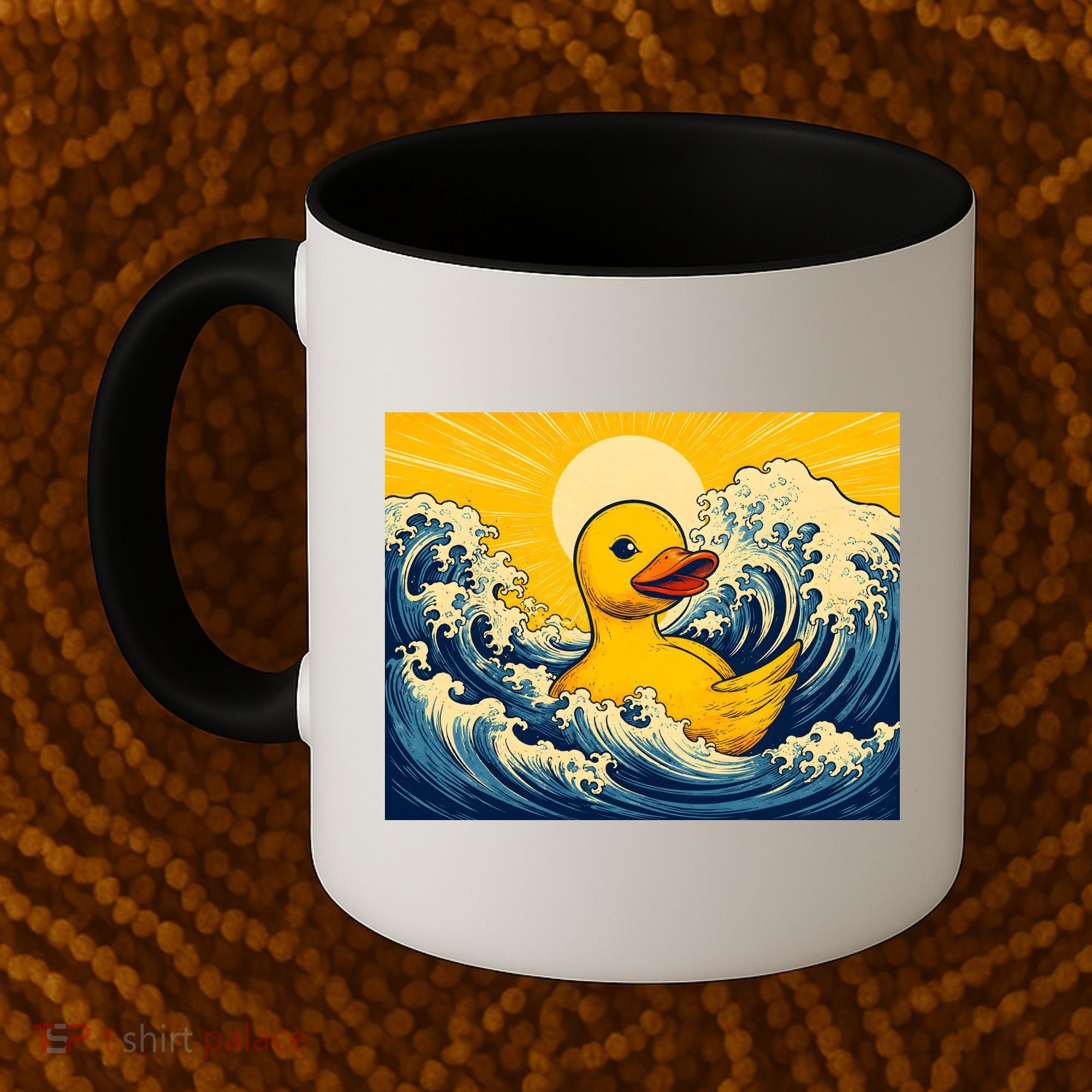 The Great Duck Off Kanagawa Coffee Mug