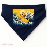 The Great Duck Off Kanagawa USA-Made Doggie Bandana thumb 0