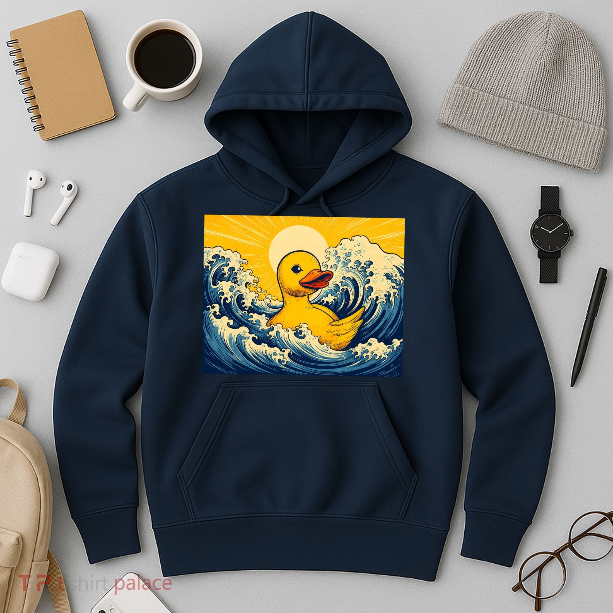 The Great Duck Off Kanagawa Hoodie
