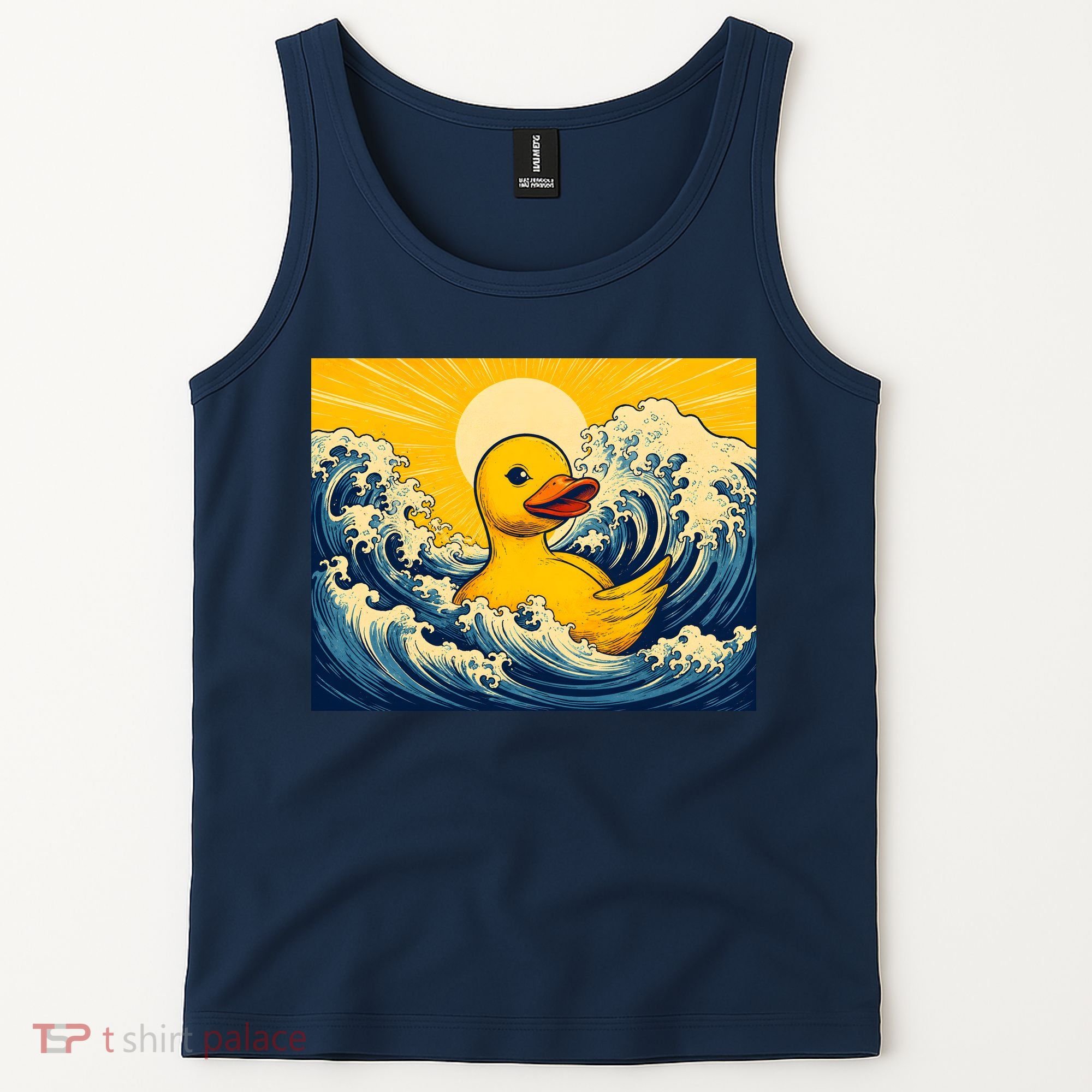 The Great Duck Off Kanagawa Tank Top