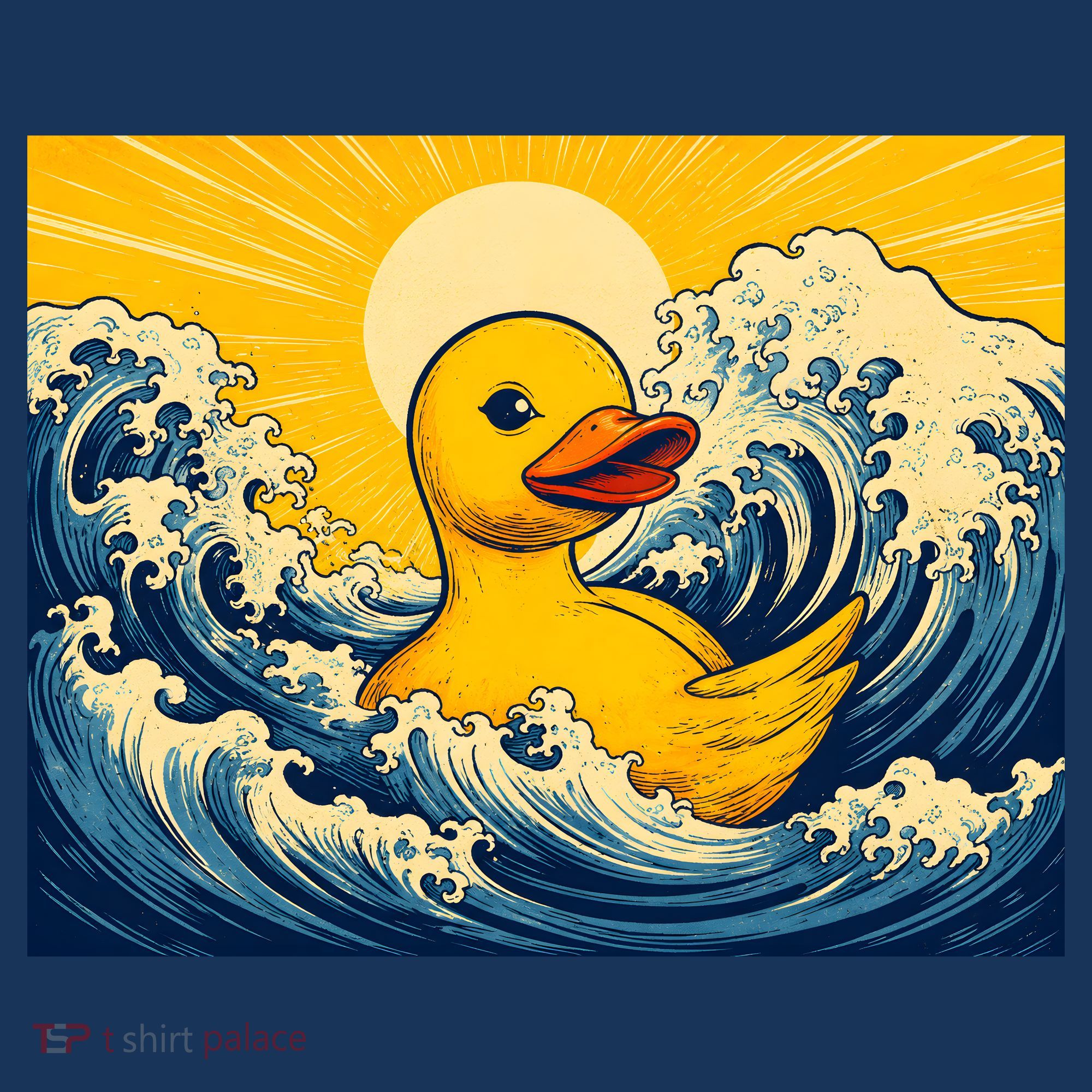 The Great Duck Off Kanagawa Tank Top