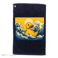 The Great Duck Off Kanagawa Golf Towel thumb 0