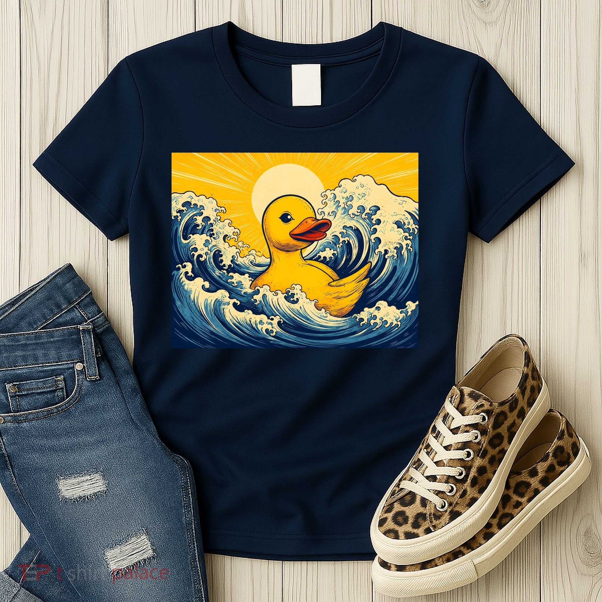 The Great Duck Off Kanagawa Women's T-Shirt