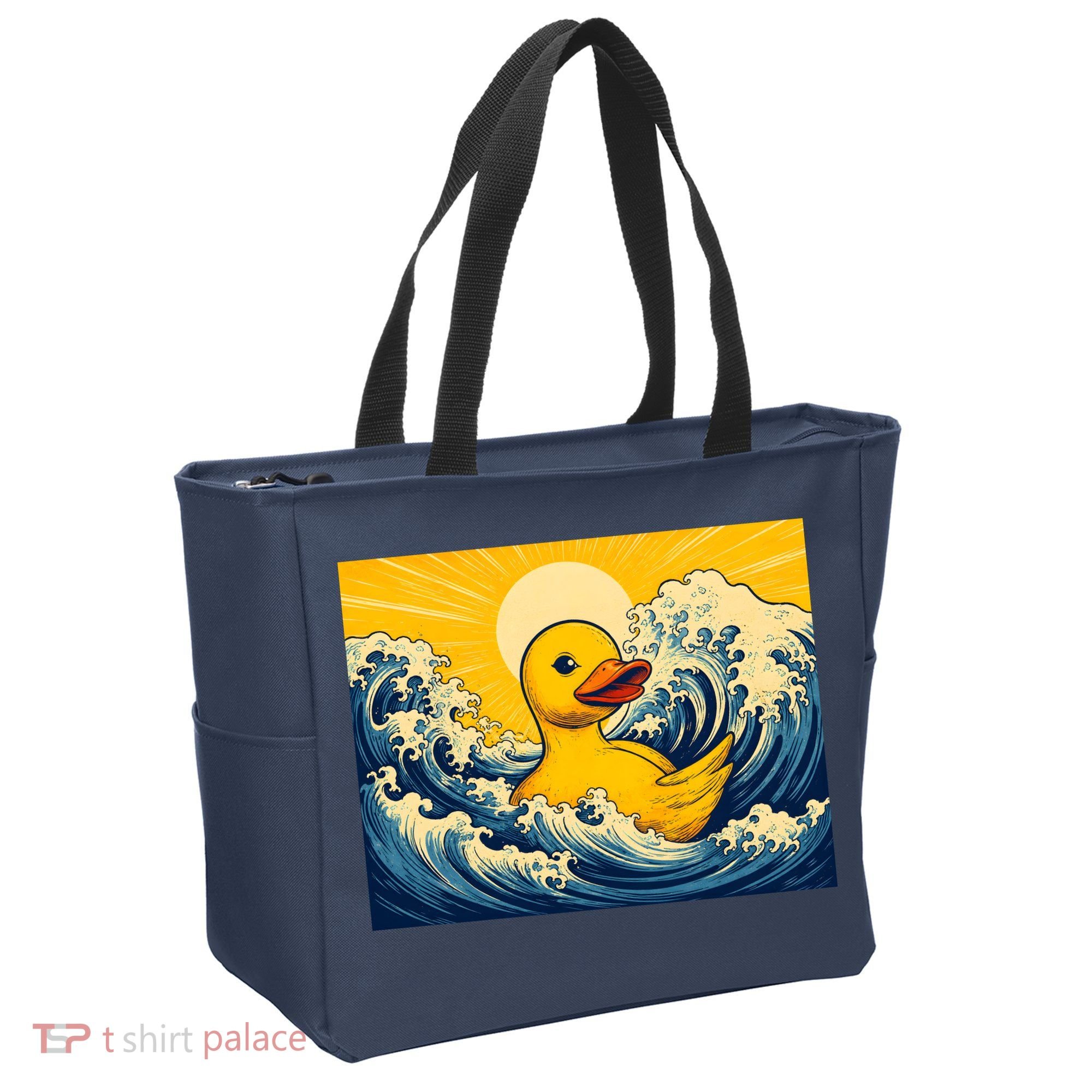 The Great Duck Off Kanagawa Tote Bag