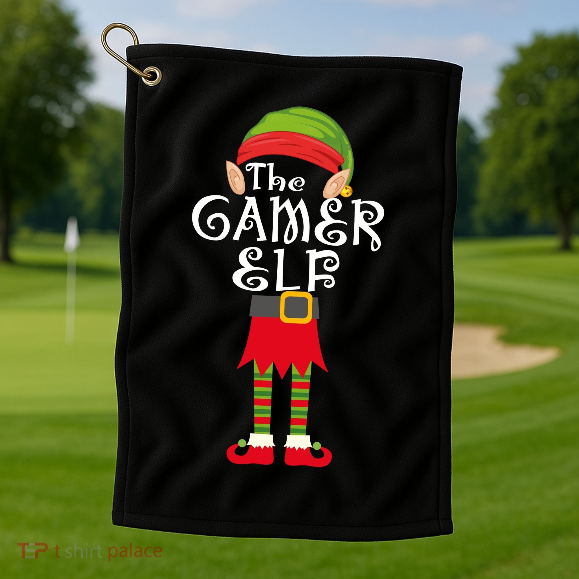 The Gamer Elf Golf Towel