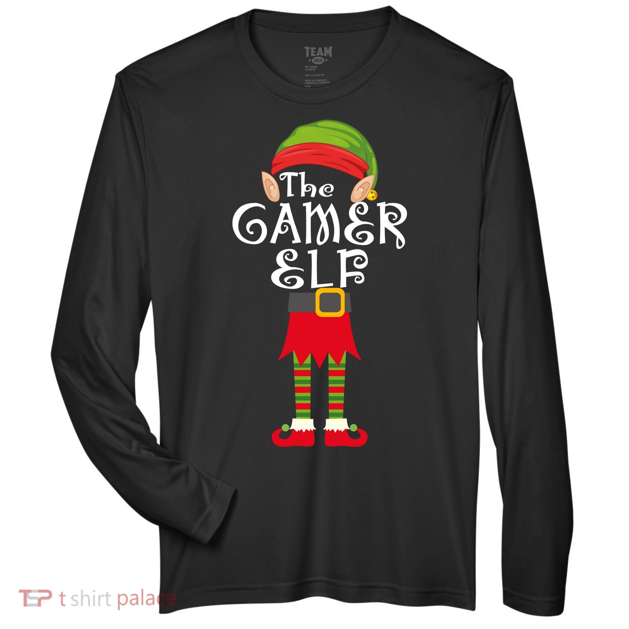 The Gamer Elf Zone Performance Long-Sleeve T-Shirt