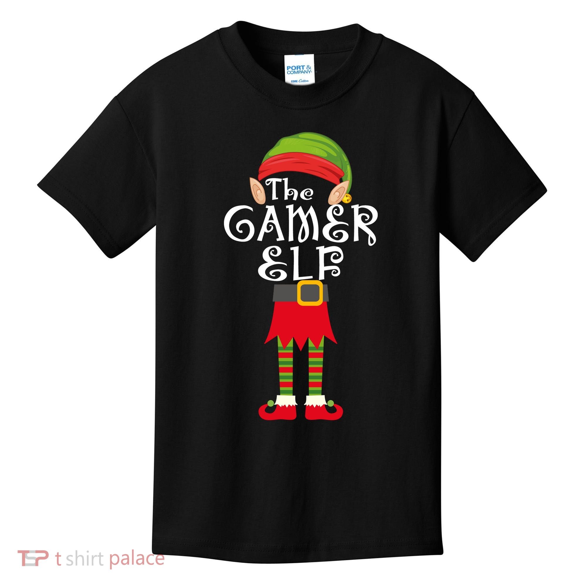 The Gamer Elf Kids T-Shirt