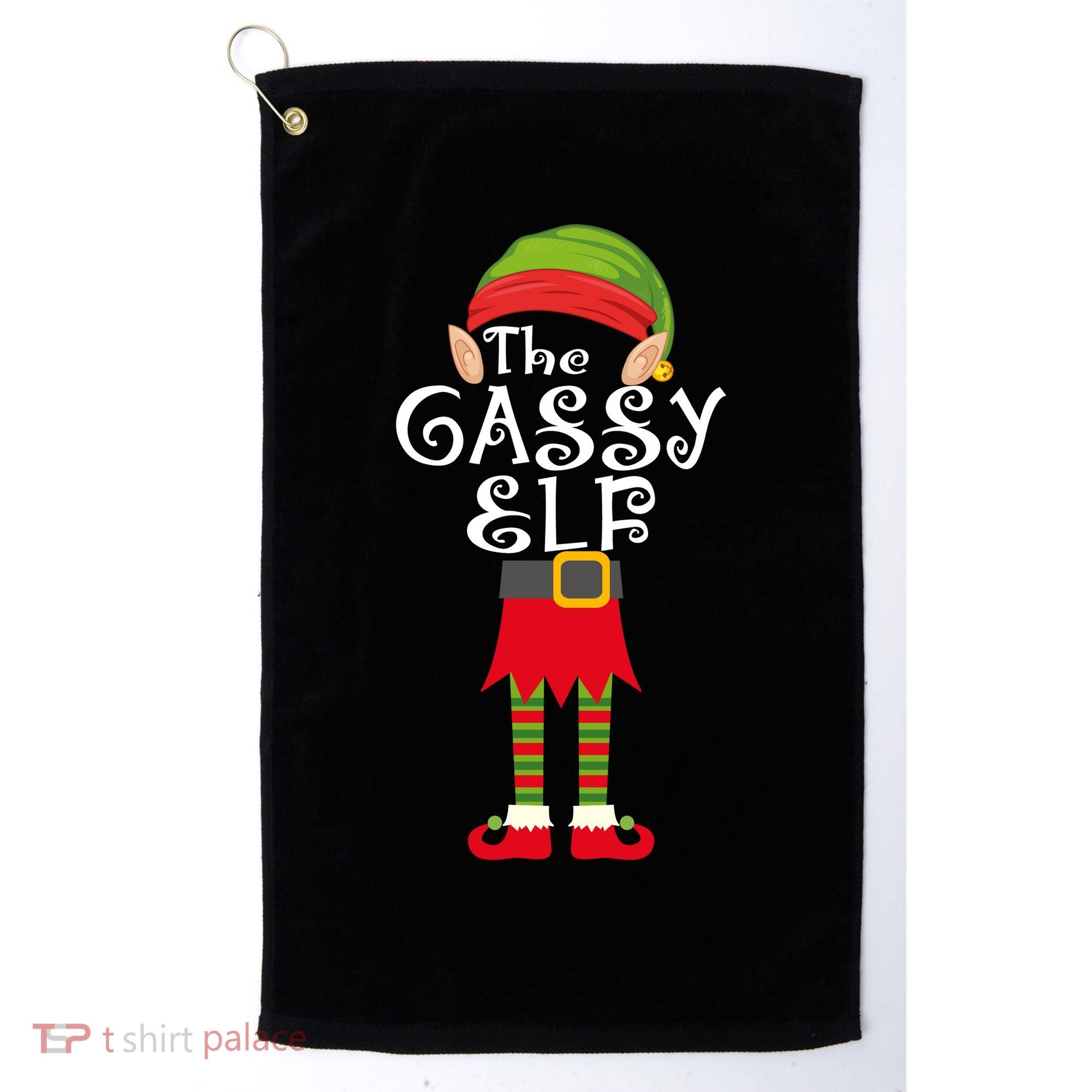 The Gassy Elf Golf Towel