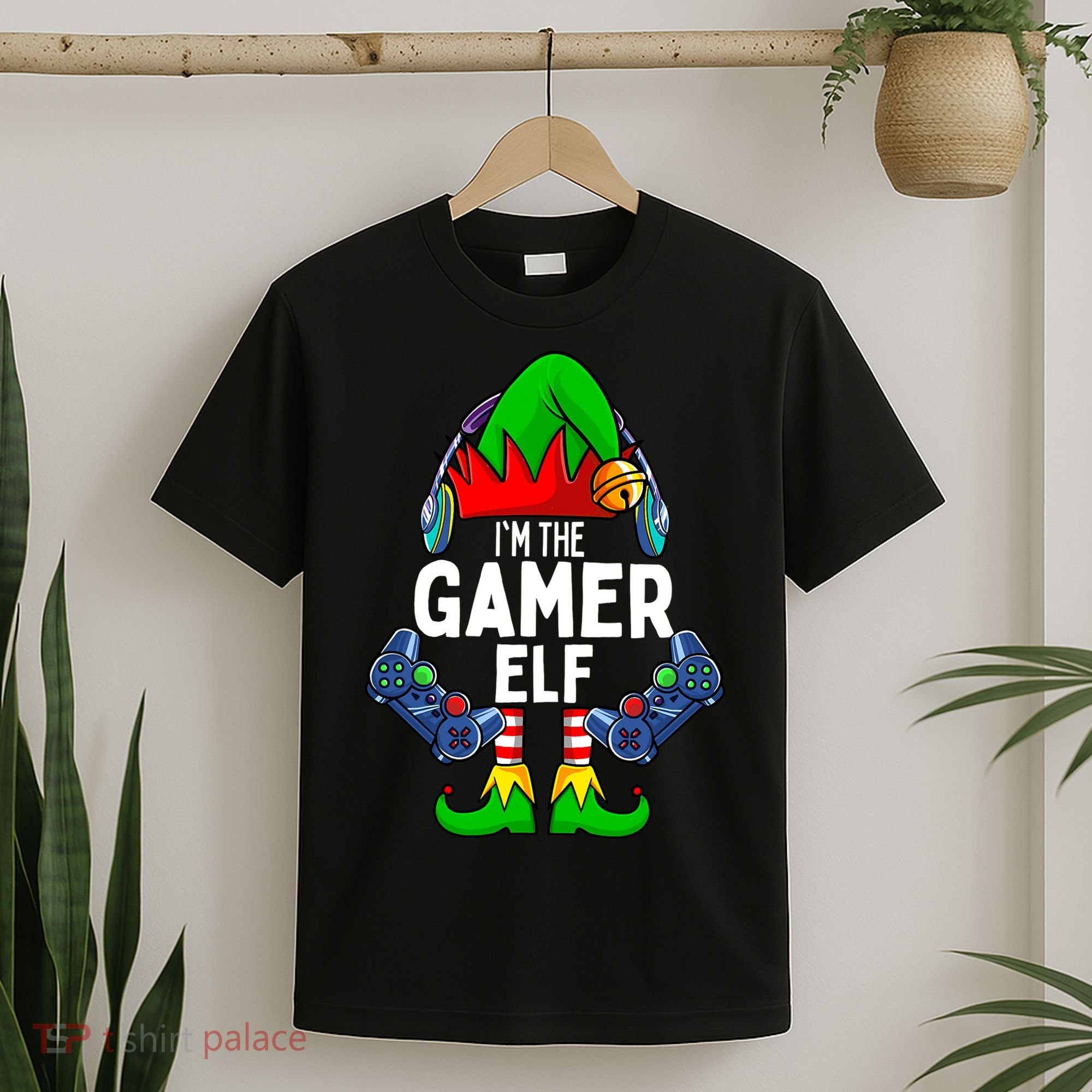 The Gamer ELF Matching Family Christmas Holiday Xmas T-Shirt