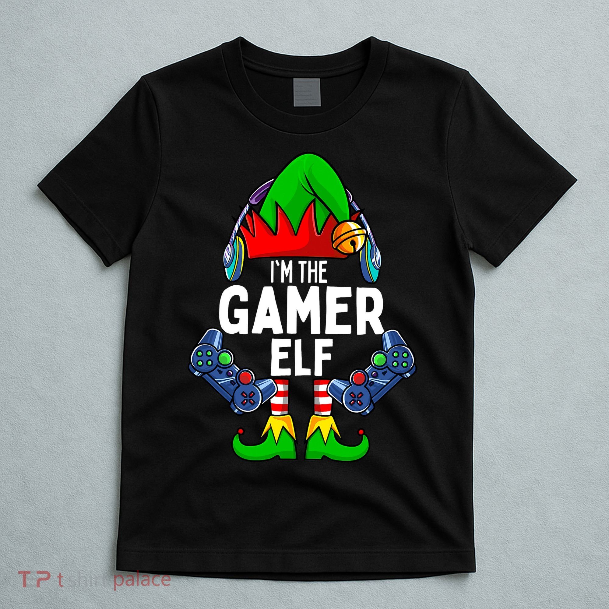 The Gamer ELF Matching Family Christmas Holiday Xmas T-Shirt