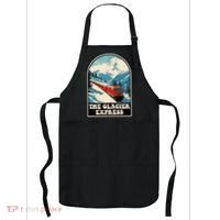 The Glacier Express Switzerland Swiss Train Mountains Winter Apron thumb 0