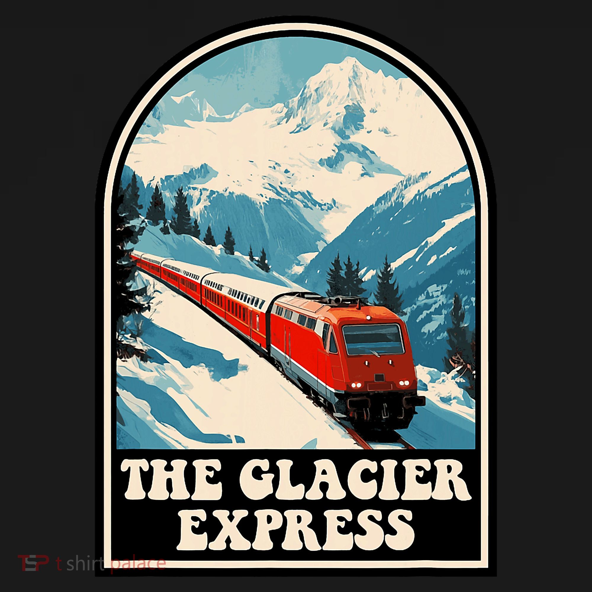 The Glacier Express Switzerland Swiss Train Mountains Winter Coaster