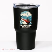 The Glacier Express Switzerland Swiss Train Mountains Winter Tumbler thumb 0