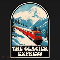 The Glacier Express Switzerland Swiss Train Mountains Winter Women's Tank Top thumb 5