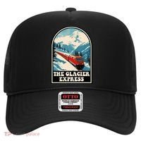 The Glacier Express Switzerland Swiss Train Mountains Winter Hat thumb 0