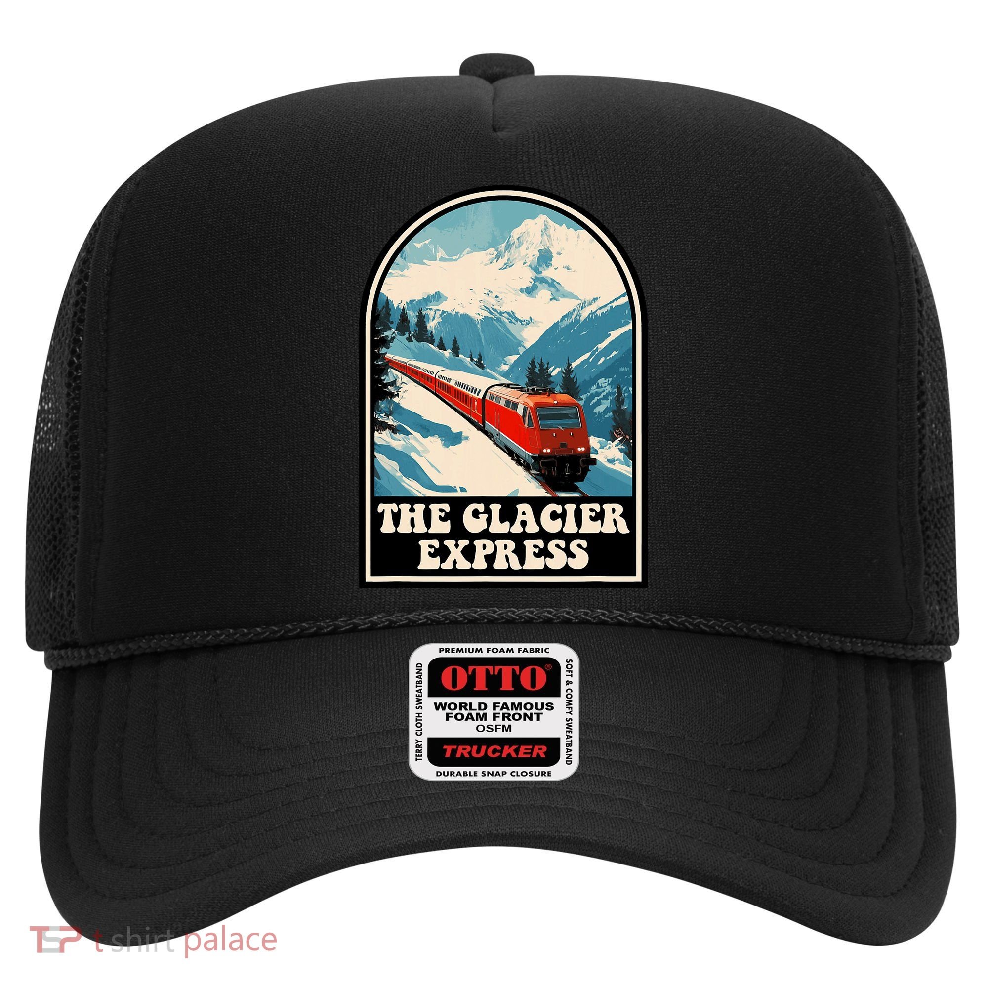 The Glacier Express Switzerland Swiss Train Mountains Winter Hat