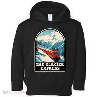 The Glacier Express Switzerland Swiss Train Mountains Winter Toddler Hoodie thumb 0