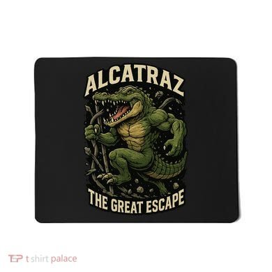 The Great Escape Alligator Alcatraz Mousepad