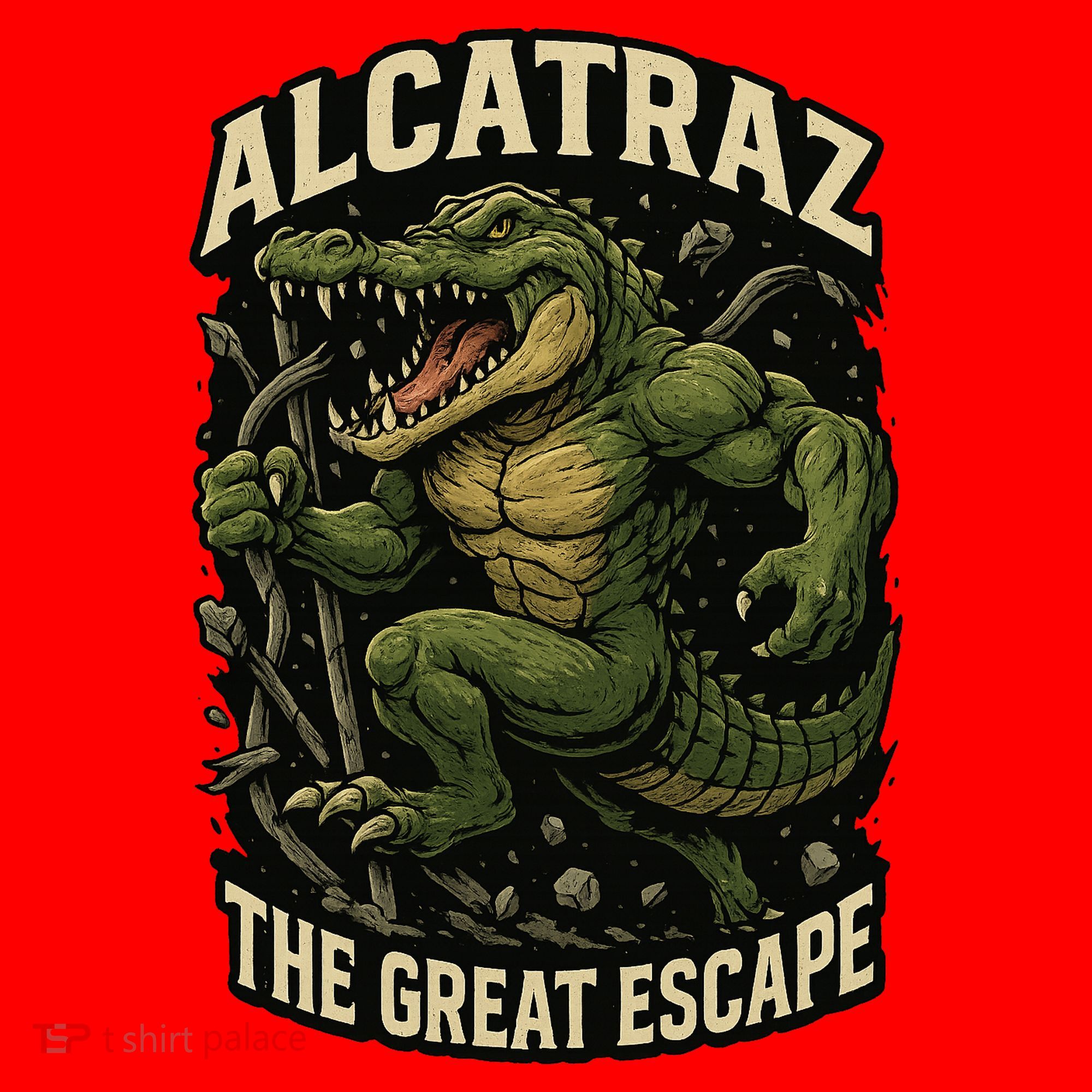 The Great Escape Alligator Alcatraz Santa Hat